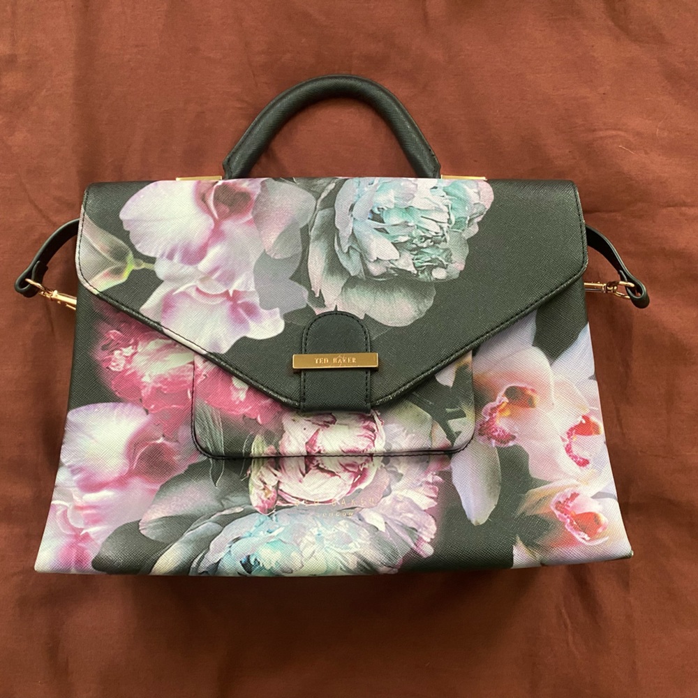 Ted Baker Floral Leather Handbag